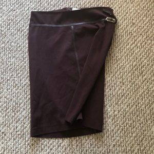 Paris-Authentic Ladies’ Burgundy Buckled Skirt